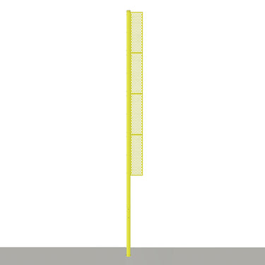 Foul Poles - Professional (30 ft.) - Baseball (Surface Mount) (Yellow)